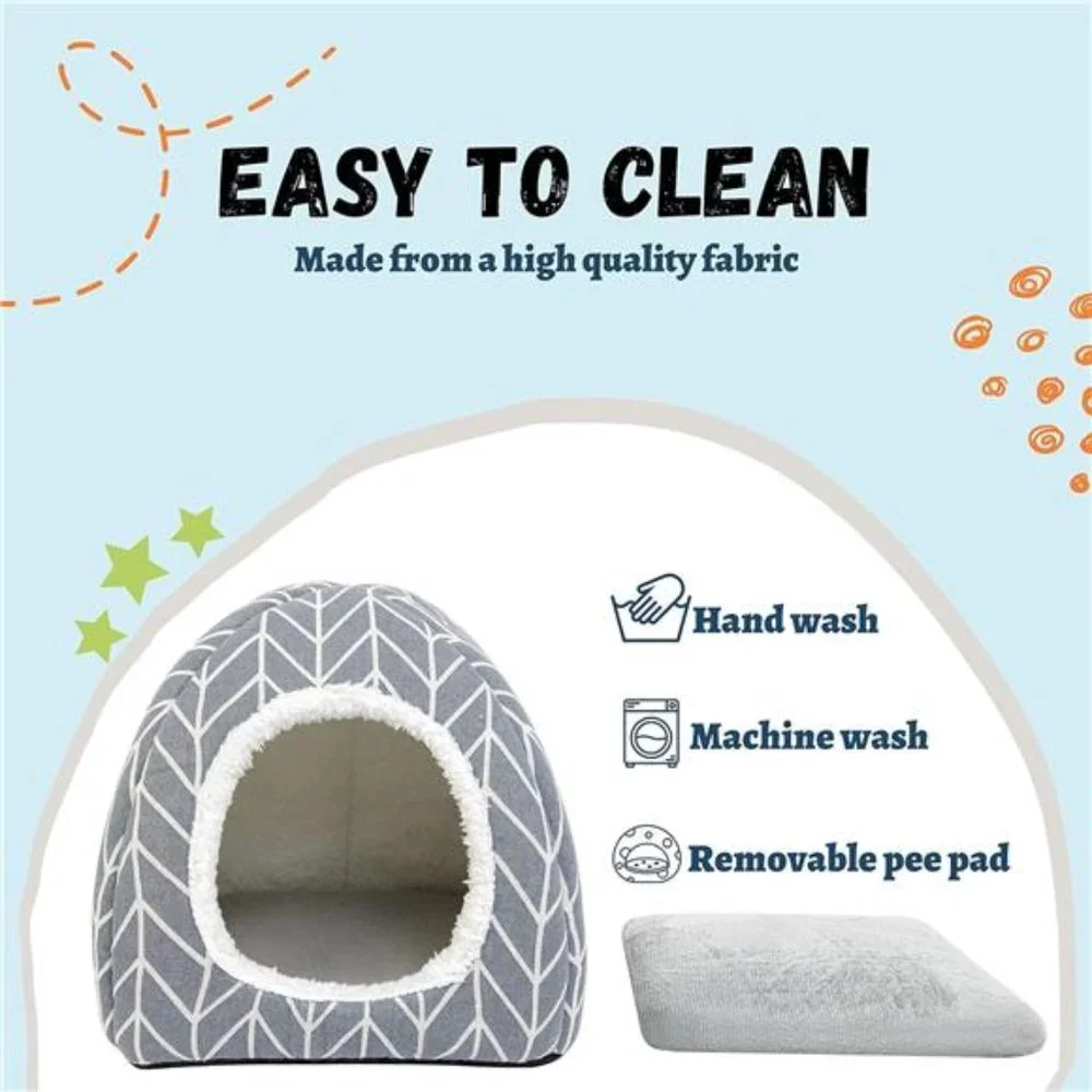 Guinea Pig Hideout Hamster Bed Rabbit House Cave Accessories Cozy Hide-Out